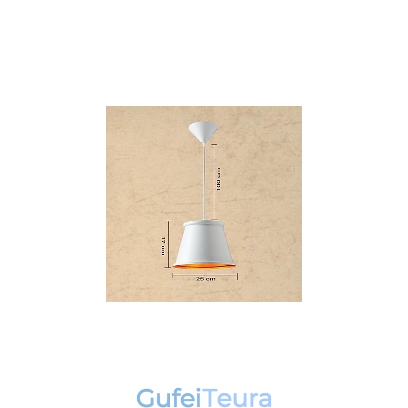 קלאסי כפרי לודג' וינטג' מיני סגנון ציור מתכת אור תליון