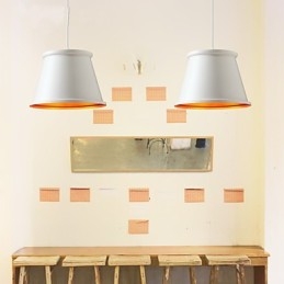 קלאסי כפרי לודג' וינטג' מיני סגנון ציור מתכת אור תליון