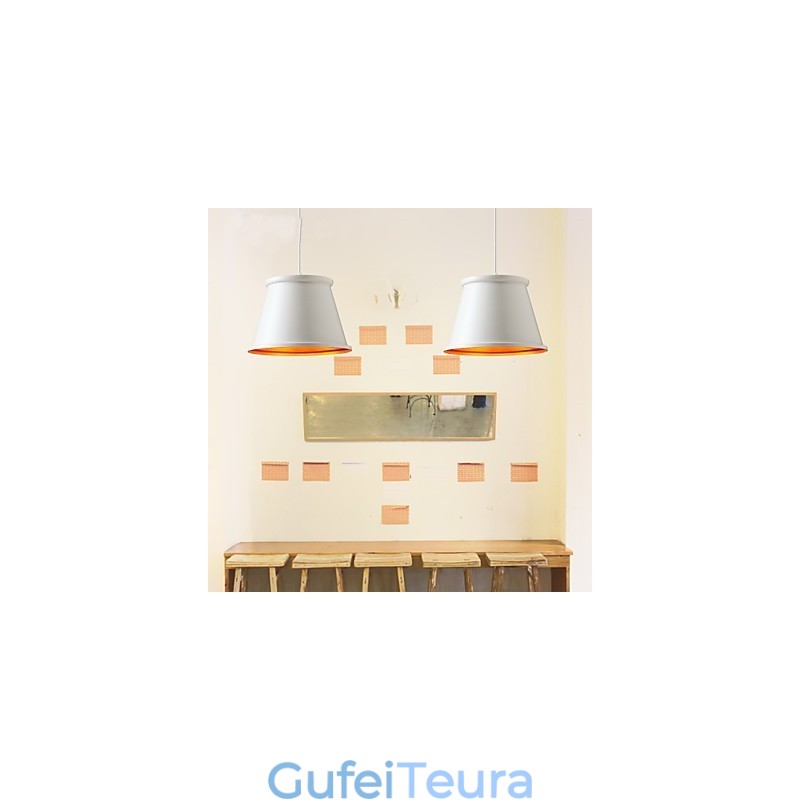 קלאסי כפרי לודג' וינטג' מיני סגנון ציור מתכת אור תליון