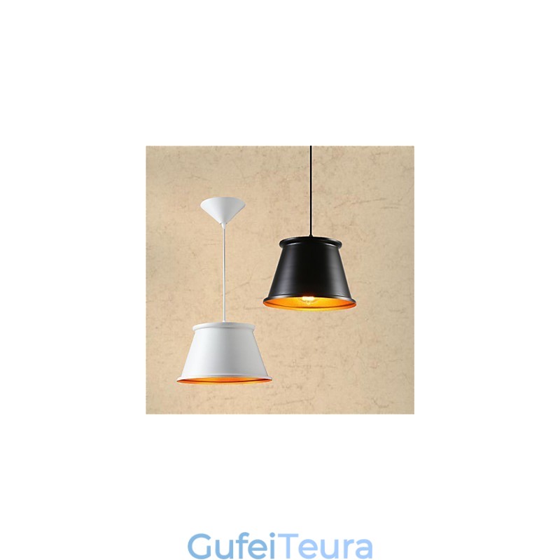 קלאסי כפרי לודג' וינטג' מיני סגנון ציור מתכת אור תליון