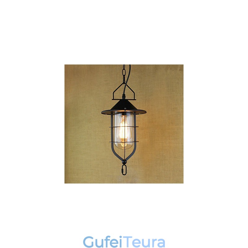אמריקאי רטרו כפרי תאורה פסטורלית מנורת תליון תעשייתית אור