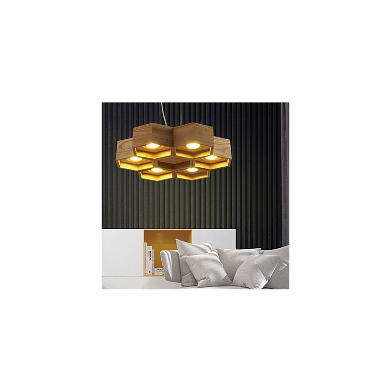 אורות תליון קאנטרי עץ במבוק