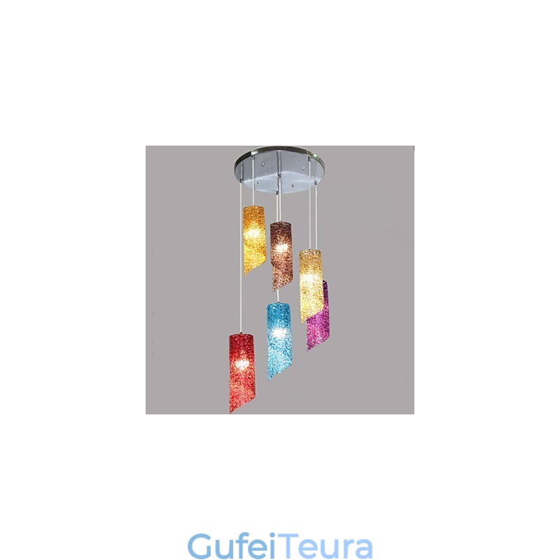 ראש גלילי עגול ארוך צילינדר אלומיניום מנורות Creative