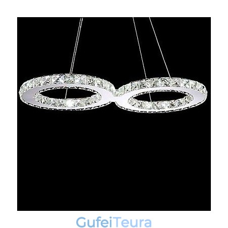 אורות תליון 2 אור מודרני פשוט אומנותי