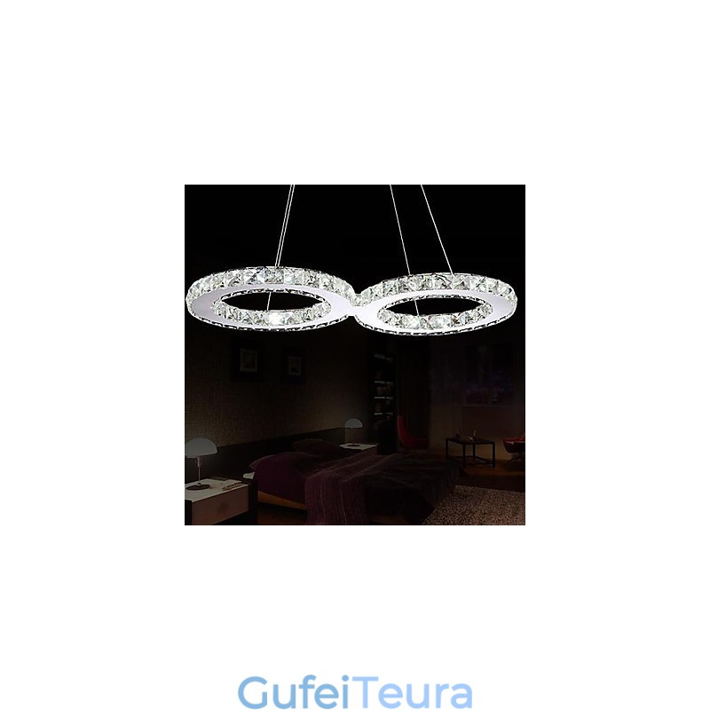 אורות תליון 2 אור מודרני פשוט אומנותי