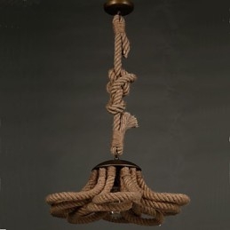 American Pastoralge Rope מנורת רטרו