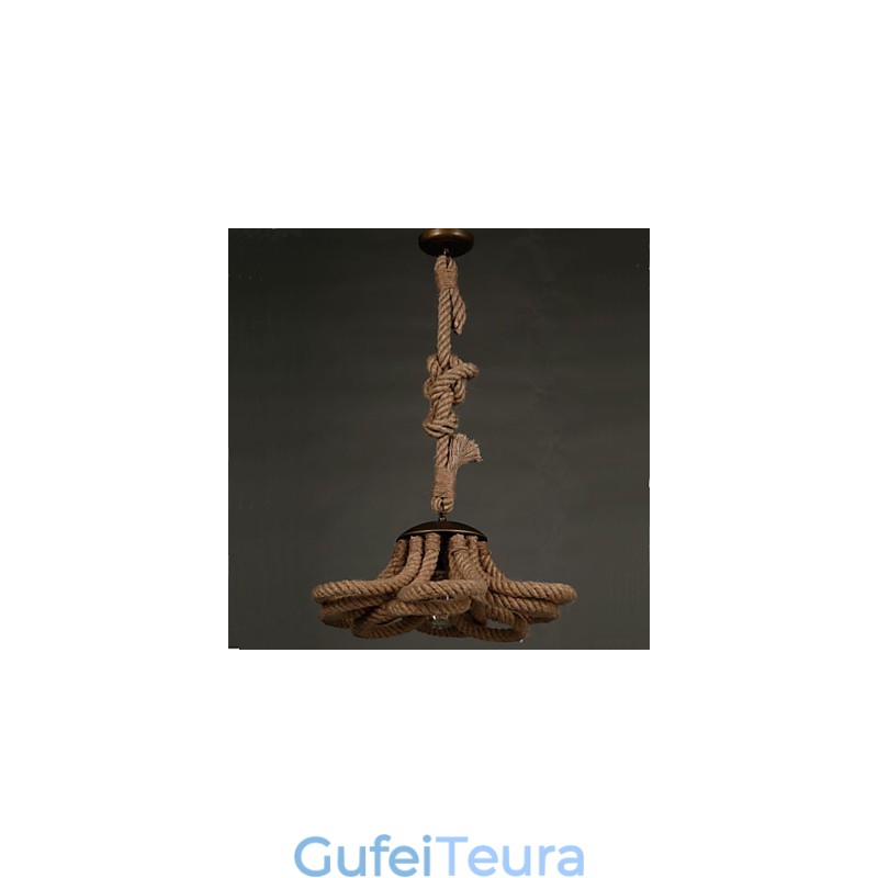 American Pastoralge Rope מנורת רטרו