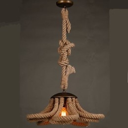 American Pastoralge Rope מנורת רטרו