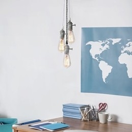 אור תליון מתכת בסגנון וינטג' קלאסי מסורתי