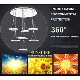 תאורת תליון למשרד פנים 63W