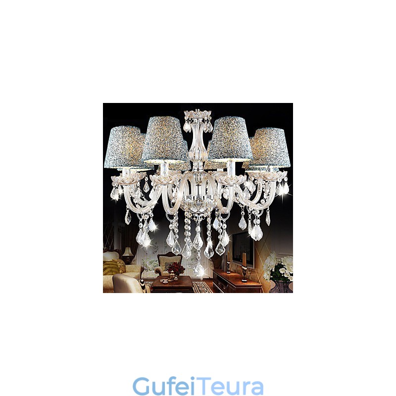 גוון נברשת קריסטל שקוף K9 כלול