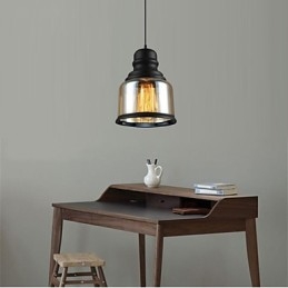 רטרו תאורת לופט אורות תליון זכוכית