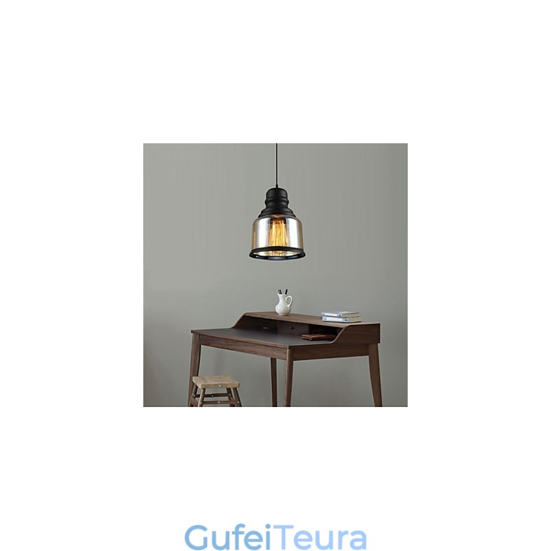 רטרו תאורת לופט אורות תליון זכוכית