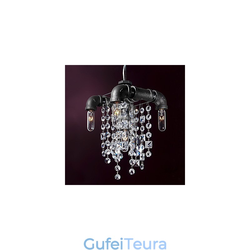 סגנון צפון אמריקאי מאפיין 5 אור תליון בעיצוב צינור