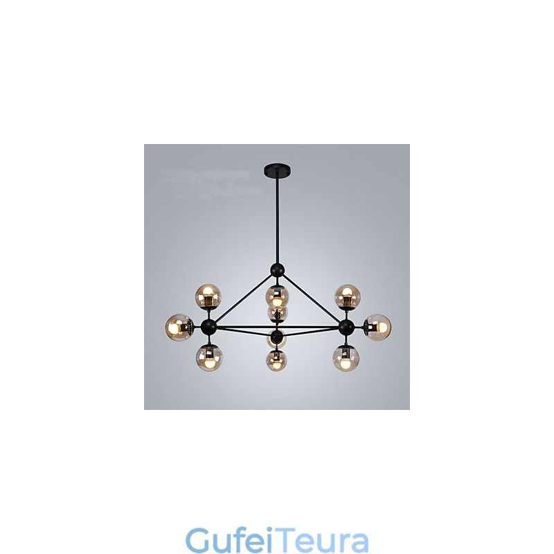 מוסך אור תליון מתכת ציור כפרי