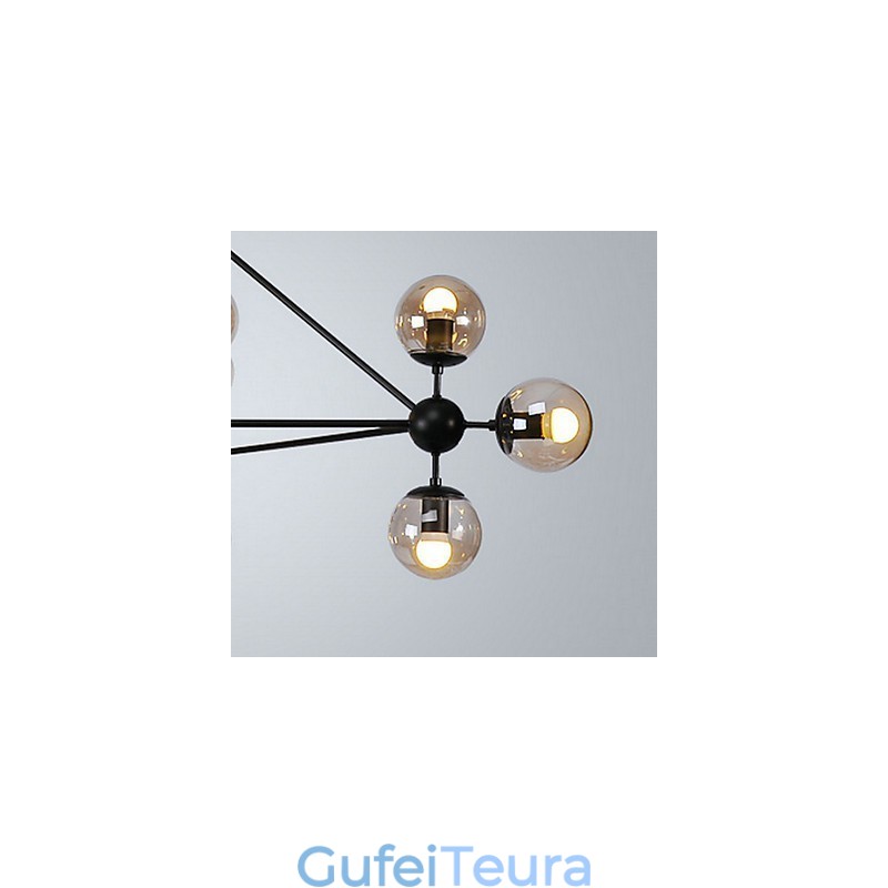 מוסך אור תליון מתכת ציור כפרי