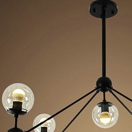 מוסך אור תליון מתכת ציור כפרי