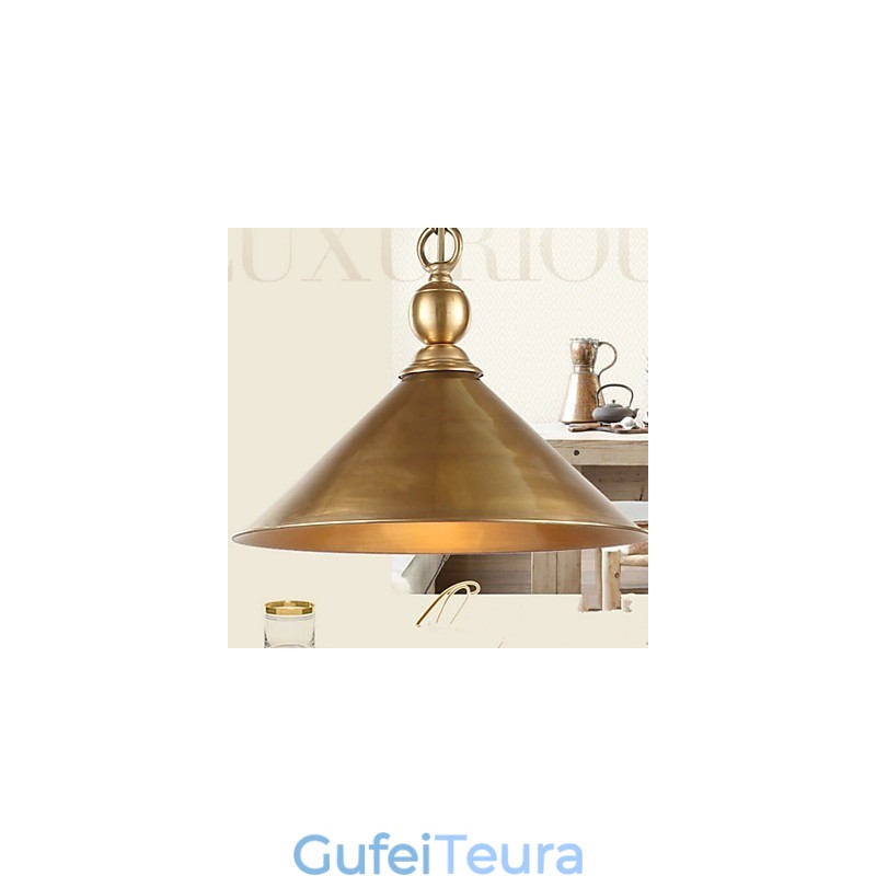 פליז טהור תליון אור בסגנון מיני מתכת קלאסית מסורתית