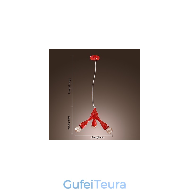 פנס תקרה עם 3 נורות