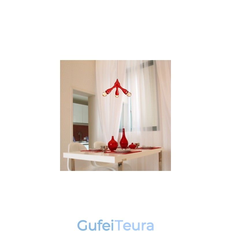 פנס תקרה עם 3 נורות