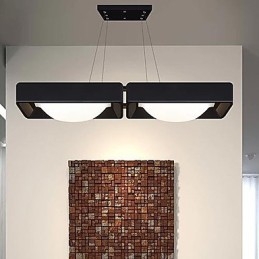 אורות תליון 2 אור מודרני פשוט אומנותי