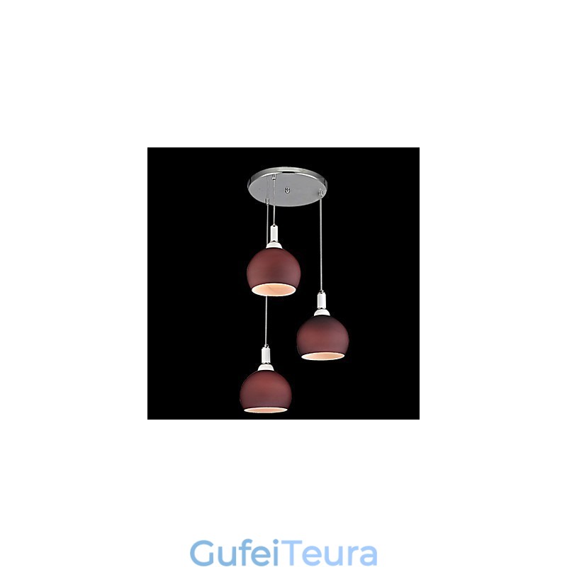 תאורת תליון מצופה אלקטרו מודרנית בסגנון מיני מודרני