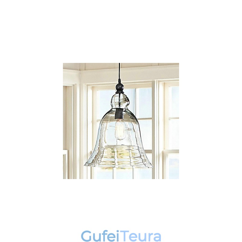 אור תליון זכוכית לציור בסגנון מיני כפרי