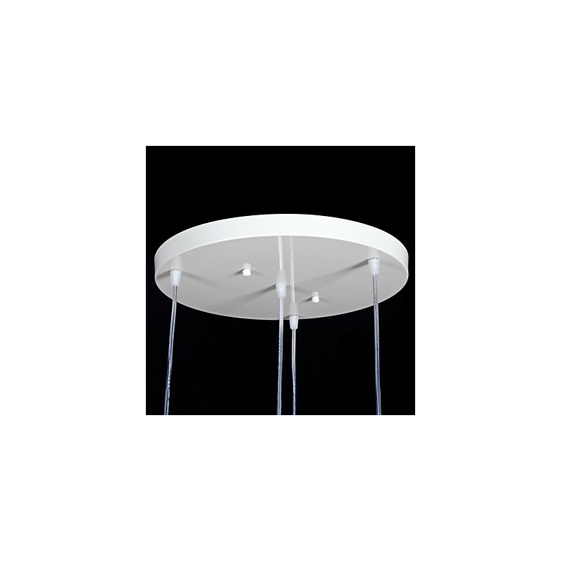 תליון לבן דפוס ארבע אורות גוון זכוכית מוזהב ביד אירופאי רטרו קלאסי