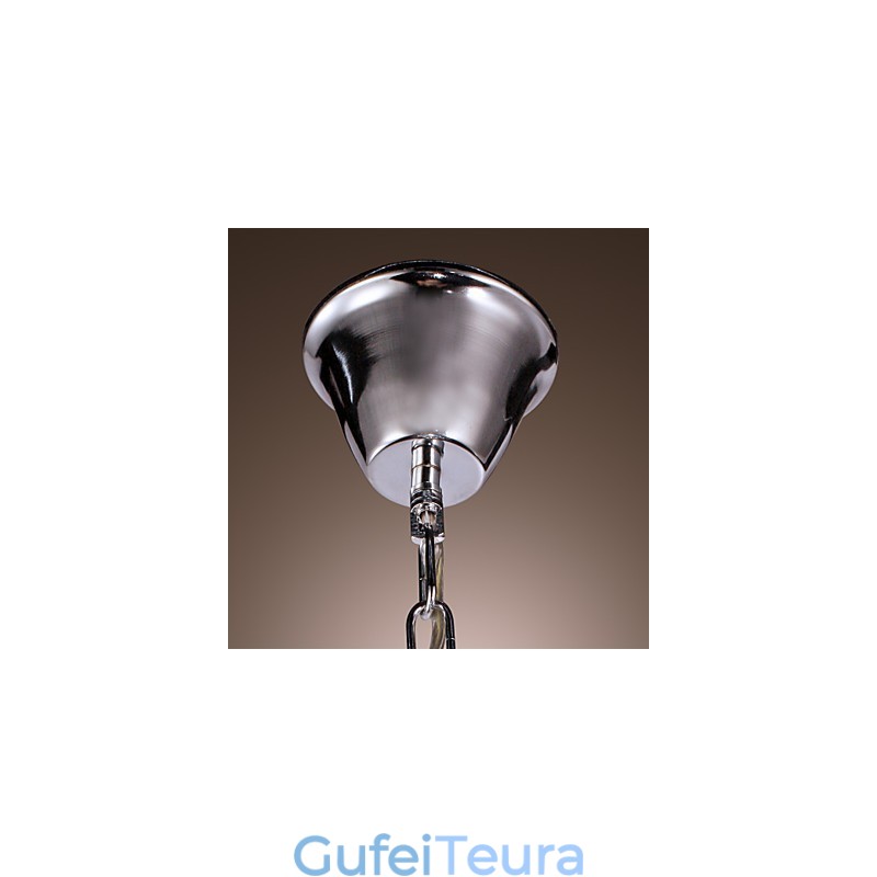 אור תליון מתכת מצופה אלקטרו בסגנון מיני קריסטל מודרני עכשווי