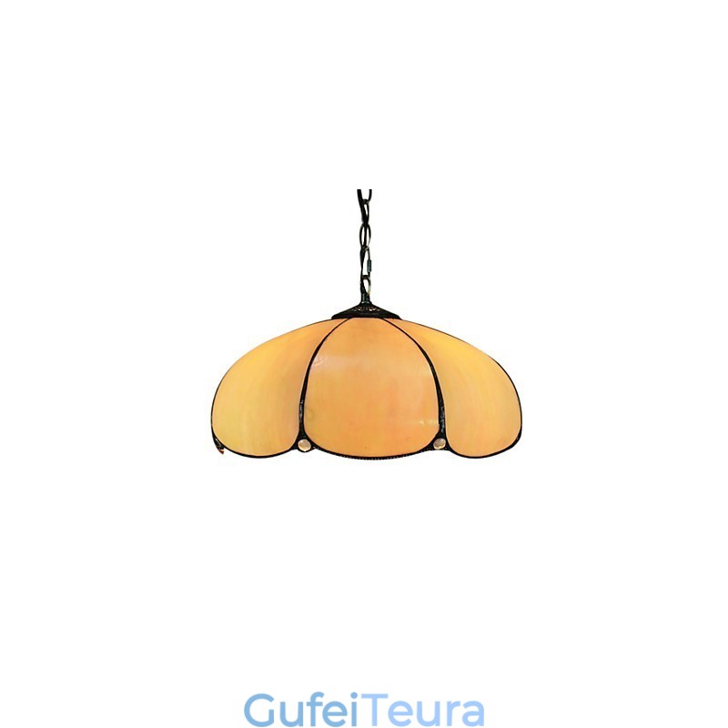 2 נורות תלויות אור בכתום