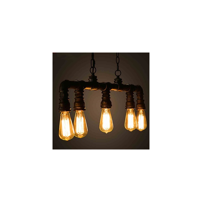 אורות תליון מיני בסגנון מתכת קלאסית מסורתית