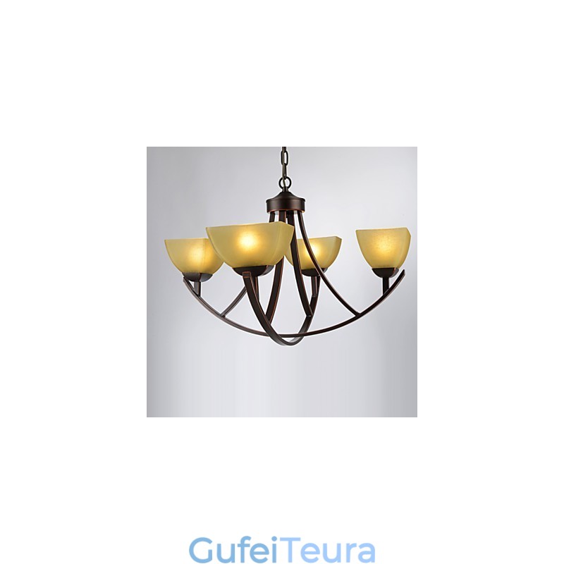 נברשת 4 אורות מתכת וינטג' קלאסית מסורתית