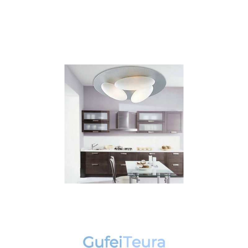 אור תקרה מינימליסטי בהשראת הטבע עם גוון 3 ביצים