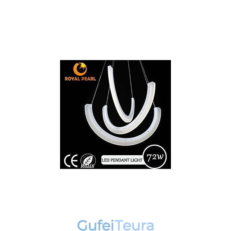 תאורת תליון מודרנית אקרילית בעיצוב עכשווי