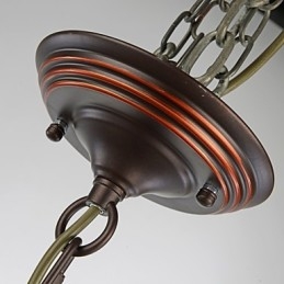 נברשת 4 אורות מתכת וינטג' קלאסית מסורתית