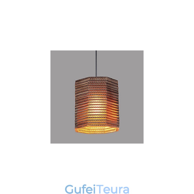 מנורת תליון 1 חומר בד מודרני קל