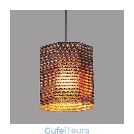 מנורת תליון 1 חומר בד מודרני קל