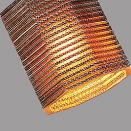 מנורת תליון 1 חומר בד מודרני קל