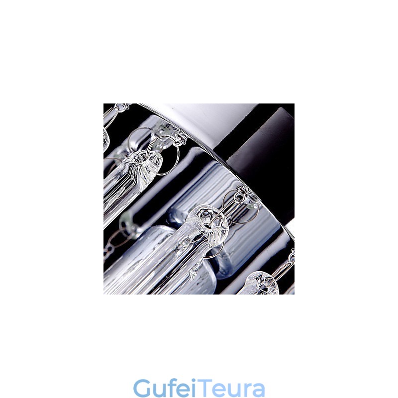 תליון מודרני 3 אורות עם מוט זכוכית