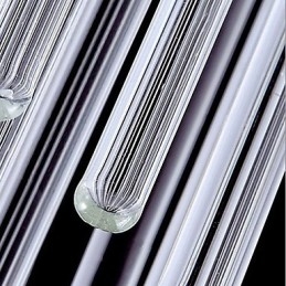 תליון מודרני 3 אורות עם מוט זכוכית