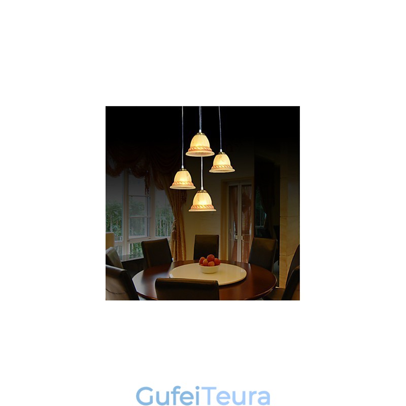 תליון ארבעה אורות ברונזה אירופאי רטרו קלאסי