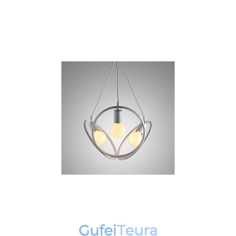 3 אורות נברשת תליון אור מסורתי קלאסי רטרו מתכת