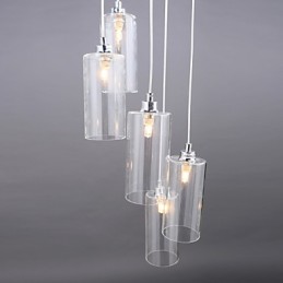 מנורת Clear Glass Simple Modern Creative