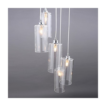 מנורת Clear Glass Simple Modern Creative מנורת Clear Glass Simple Modern Creative