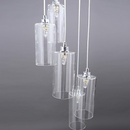 מנורת Clear Glass Simple Modern Creative