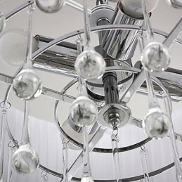 תליון אור קריסטל 4 עכשווי עם גוון שחור