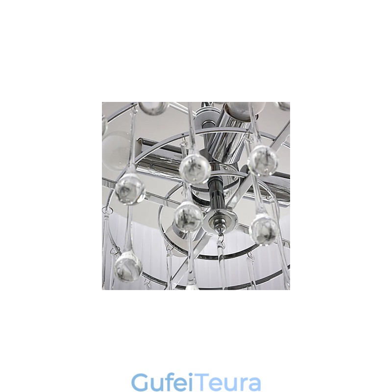 תליון אור קריסטל 4 עכשווי עם גוון שחור