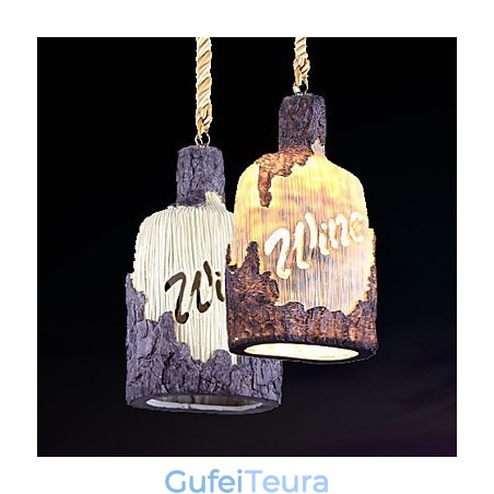 ראש יחיד קטן נברשת קפה אמריקאי כפרי אינטרנט קפה