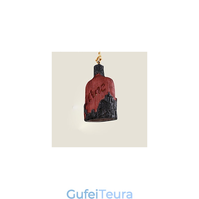 ראש יחיד קטן נברשת קפה אמריקאי כפרי אינטרנט קפה