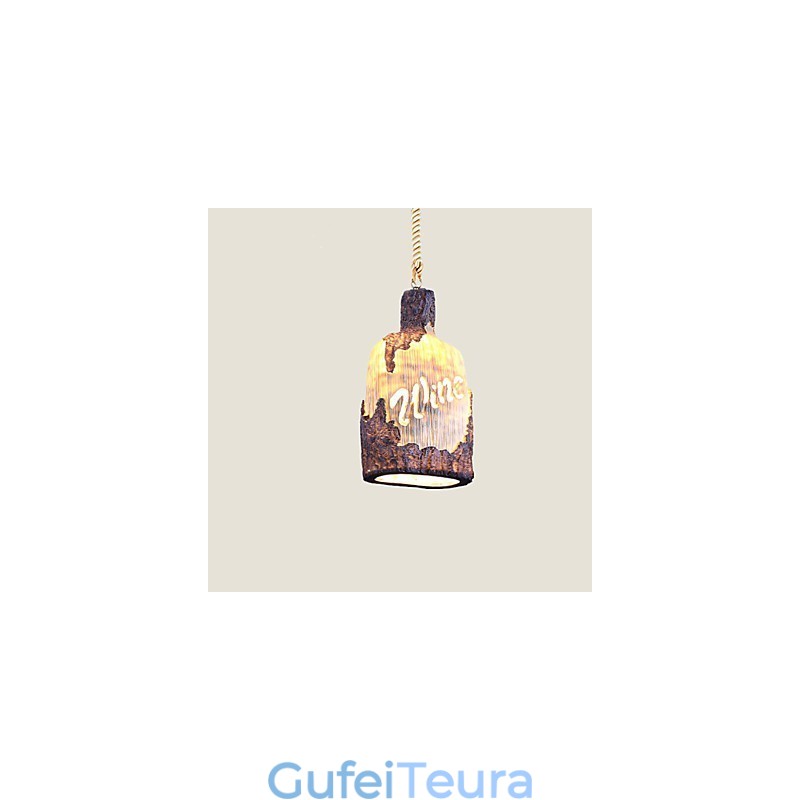 ראש יחיד קטן נברשת קפה אמריקאי כפרי אינטרנט קפה